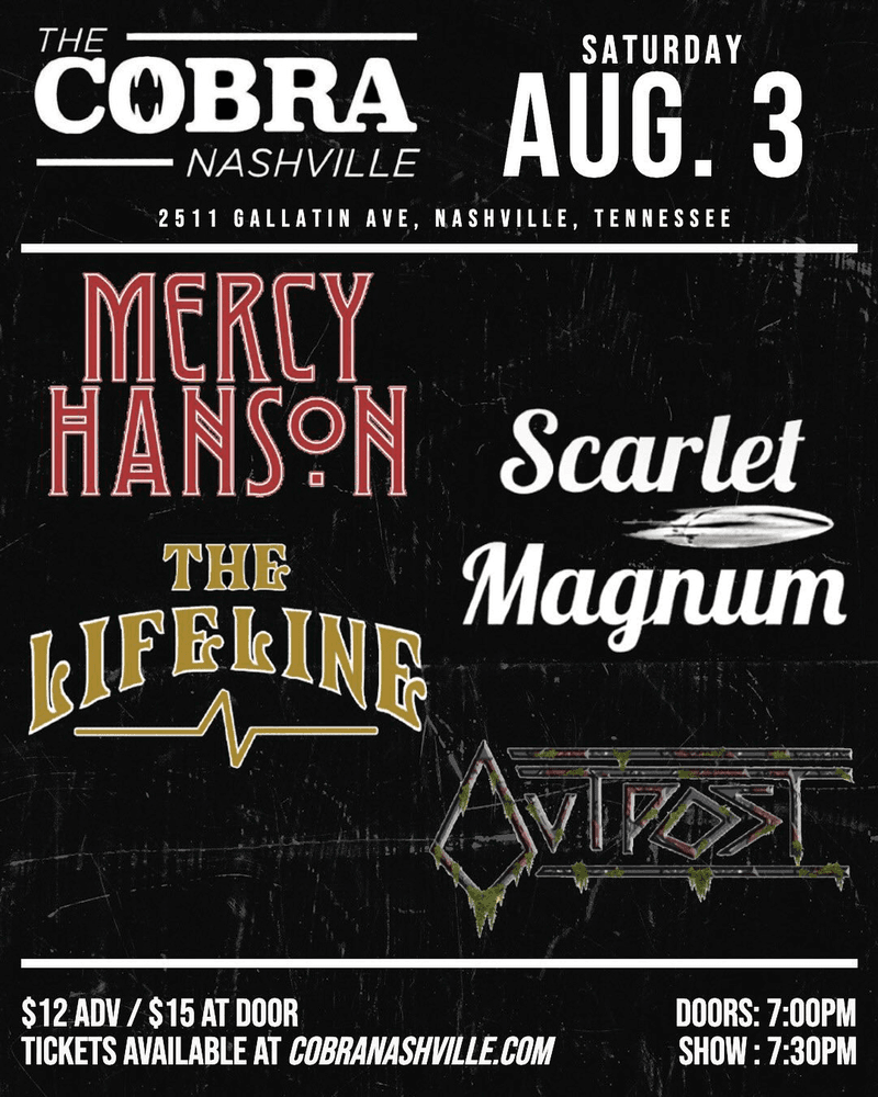 Mercy Hanson // Scarlet Magnum // The Lifeline // OUTPOST