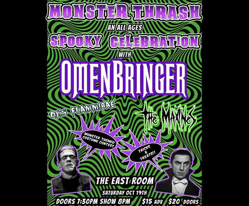 Monster Thrash with OmenBringer // The Maxines // DJ's FLAMM!BAE