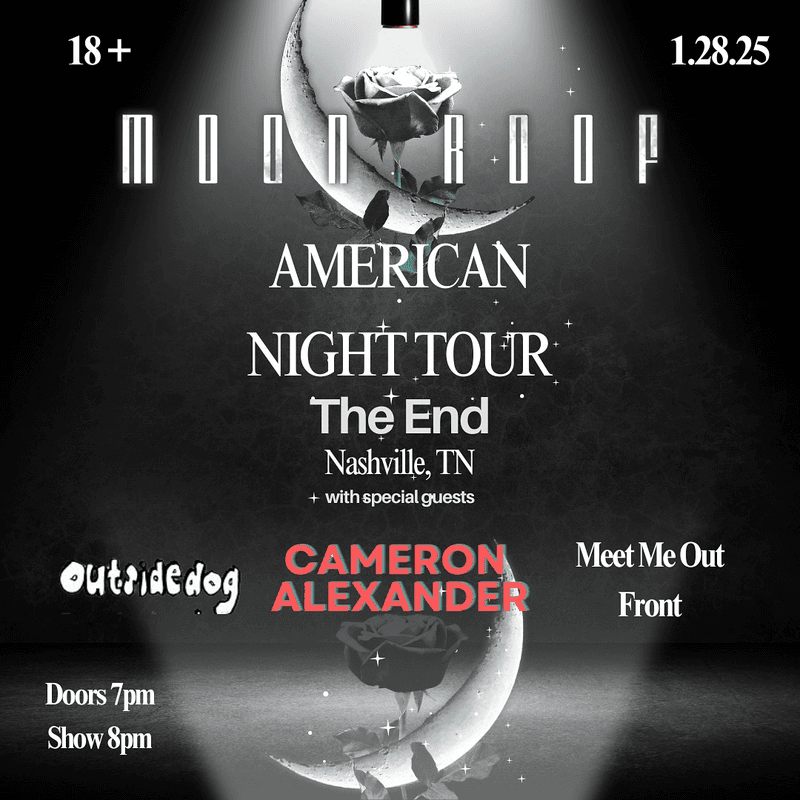 Moonroof // Cameron Alexander // Meet Me Out Front // Outside Dog
