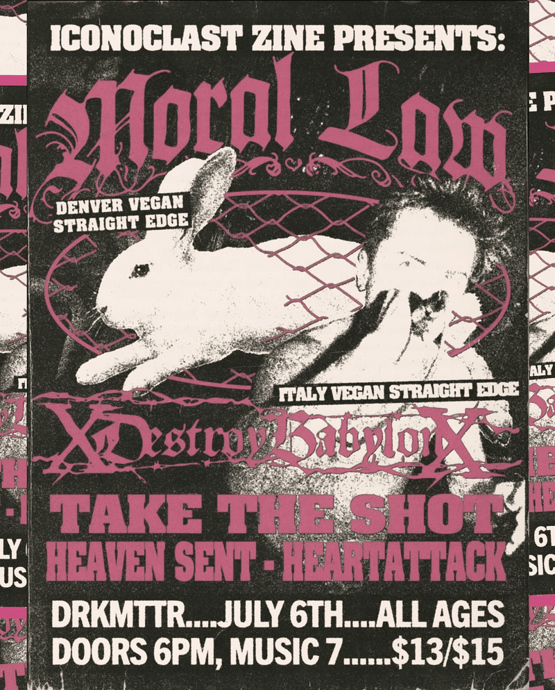 Moral Law // Destroy Babylon // Take The Shot // Heaven Sent // Heartattack