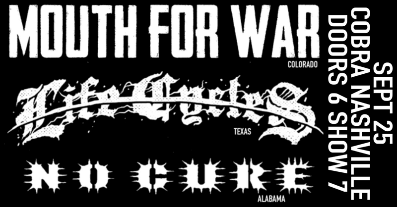 Mouth For War // Life Cycles // No Cure // Moru // Decoy // Yugen