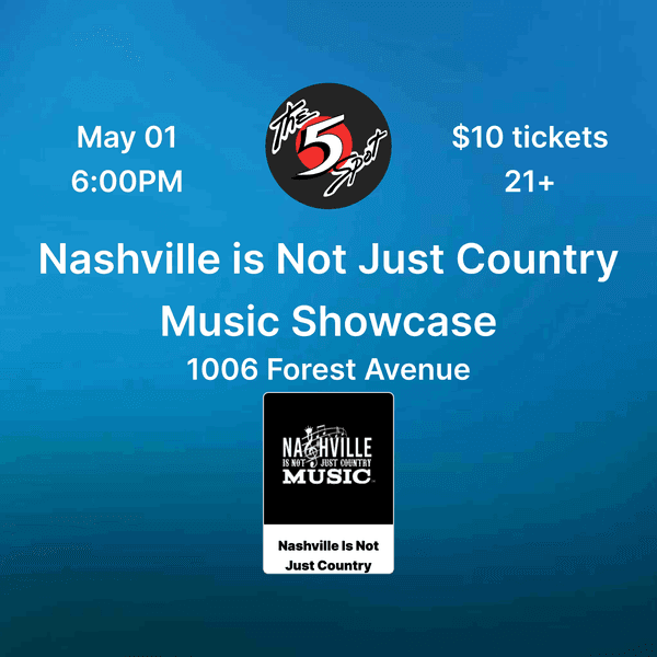 Nashville is Not Just Country Music Showcase