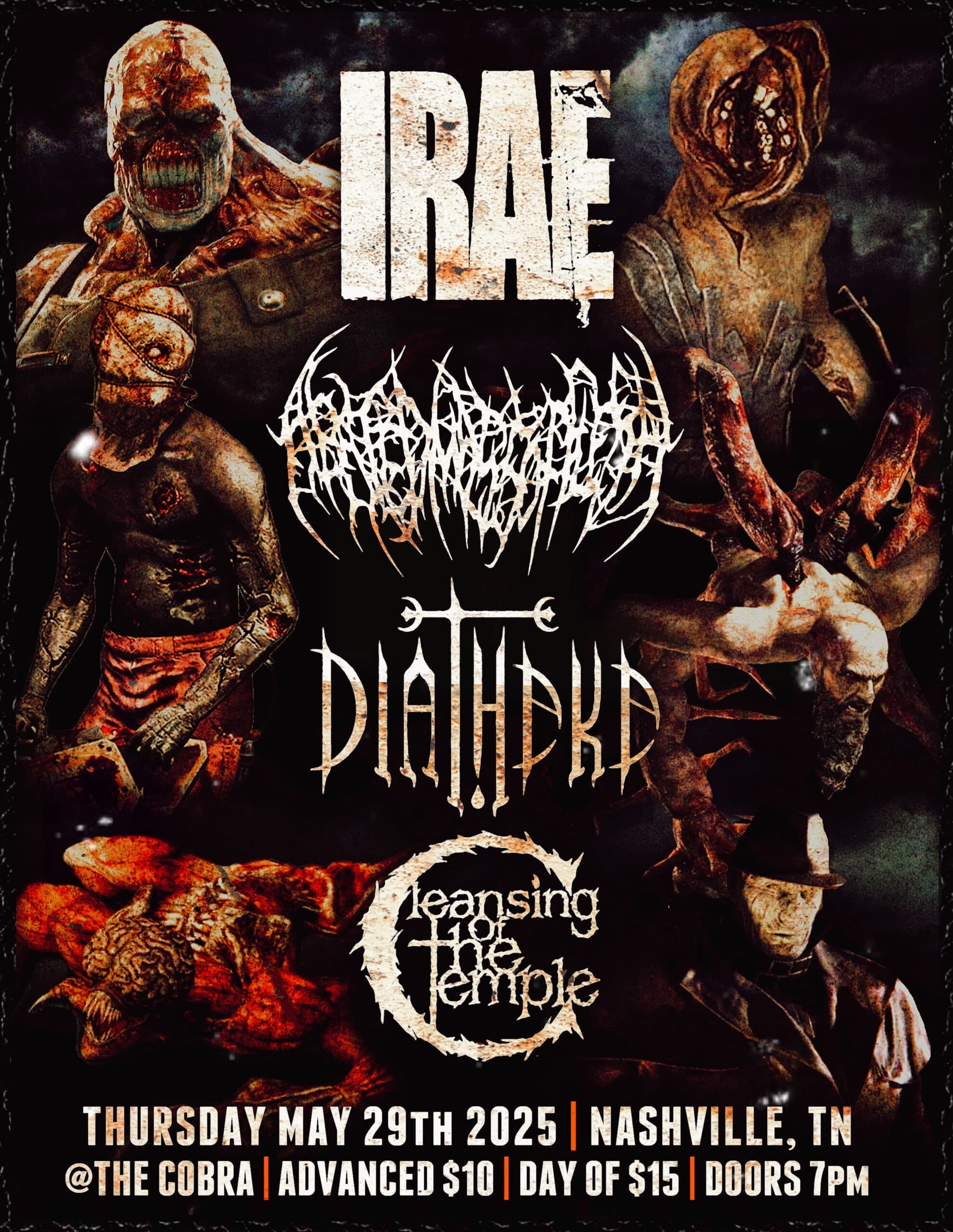 IRAE // Abated Mass of Flesh // DIATHEKE // Cleansing of the Temple