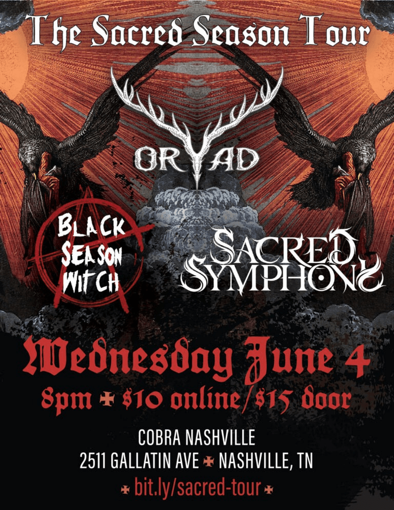 Oryad // Black Season Witch // Sacred Symphony