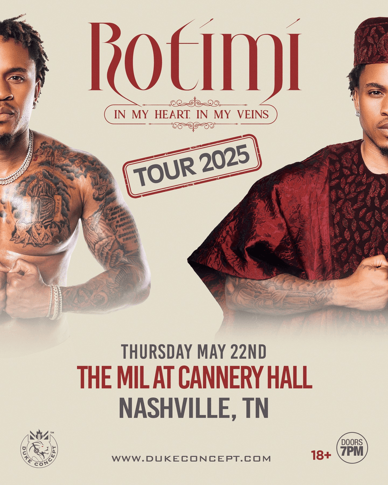 Rotimi - In My Heart In My Veins Tour