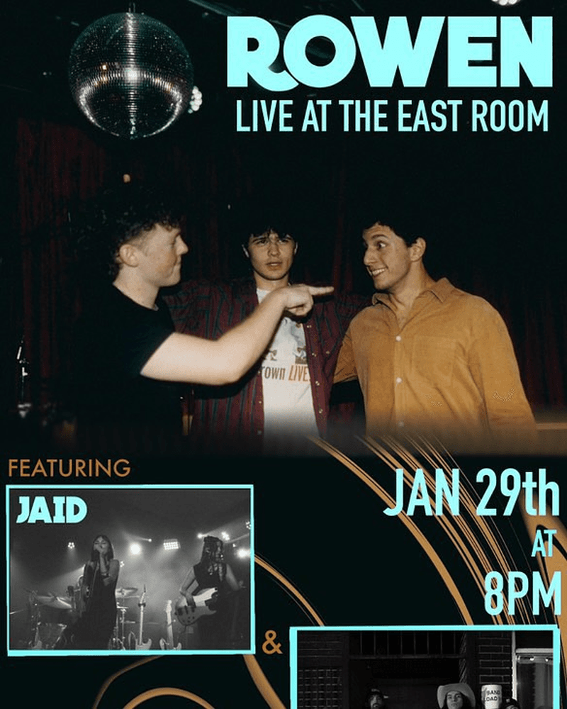 ROWEN // Jaid // Henry Cruz Band