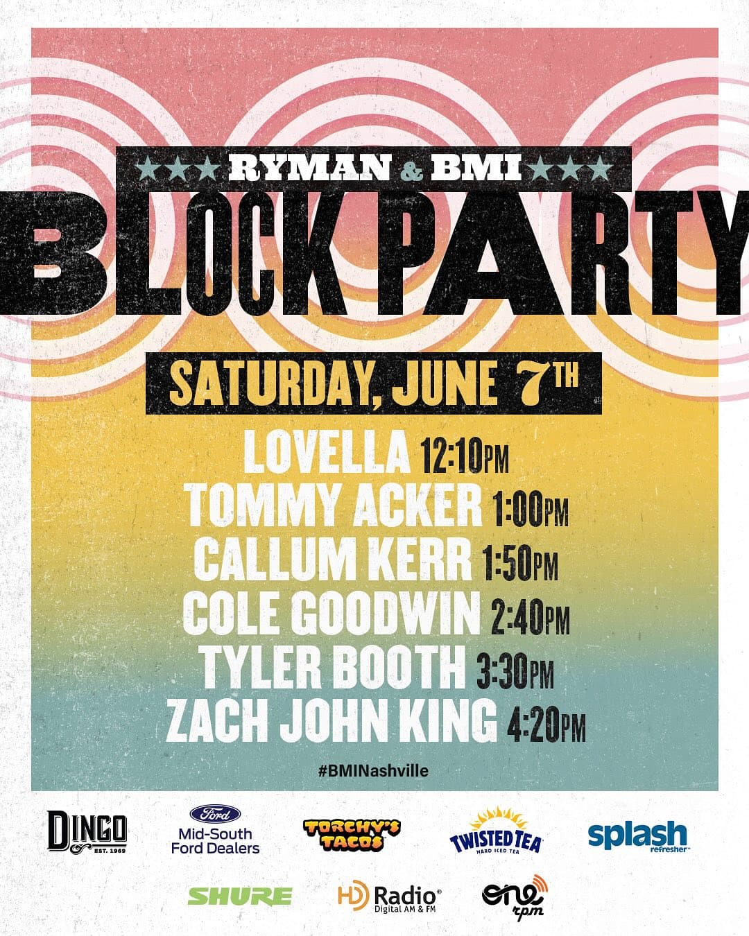 Ryman & BMI Block Party - DAY 3