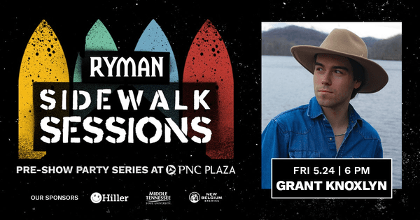 RYMAN SIDEWALK SESSIONS WITH GRANT KNOXLYN