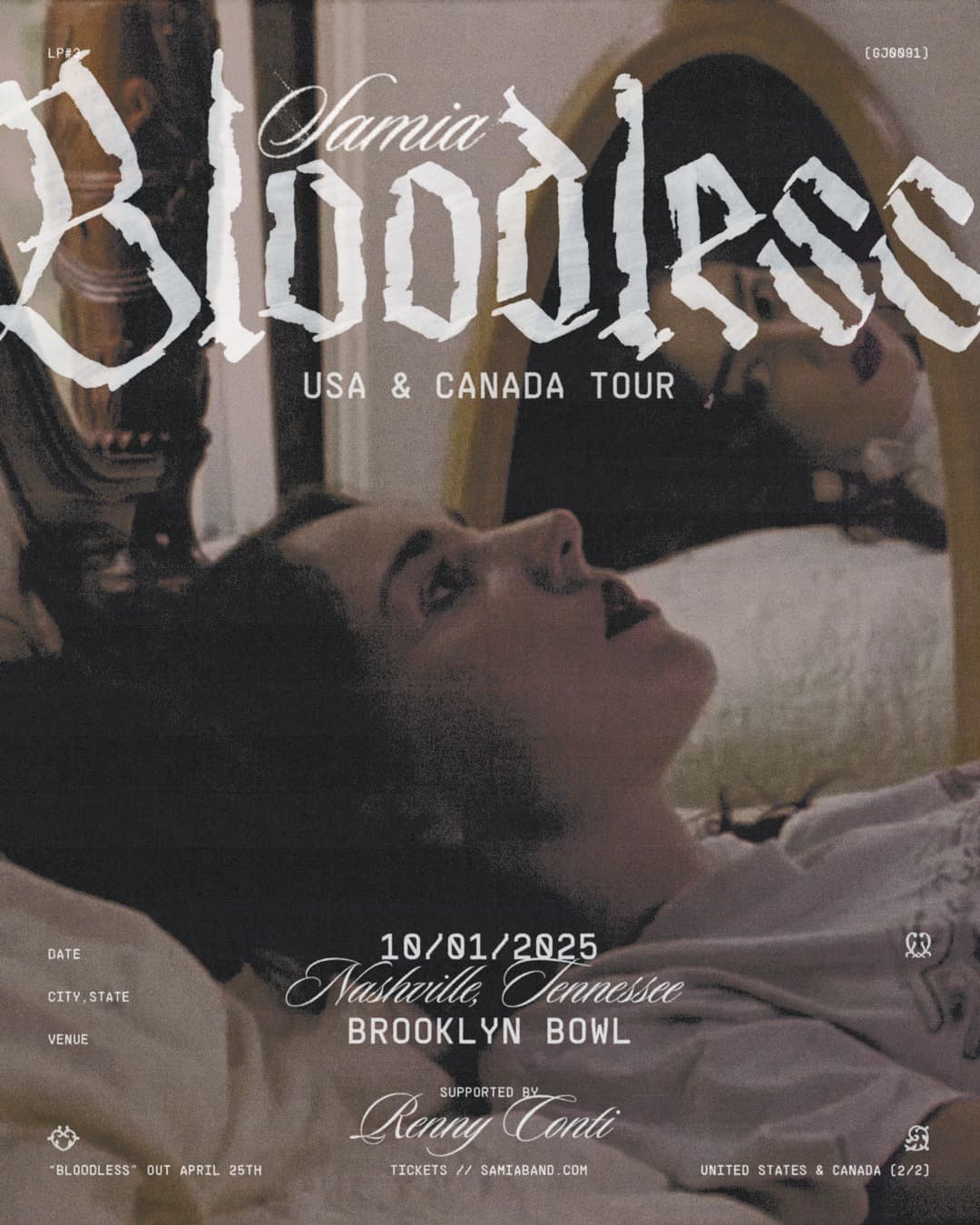 Samia // Renny Conti - The Bloodless Tour