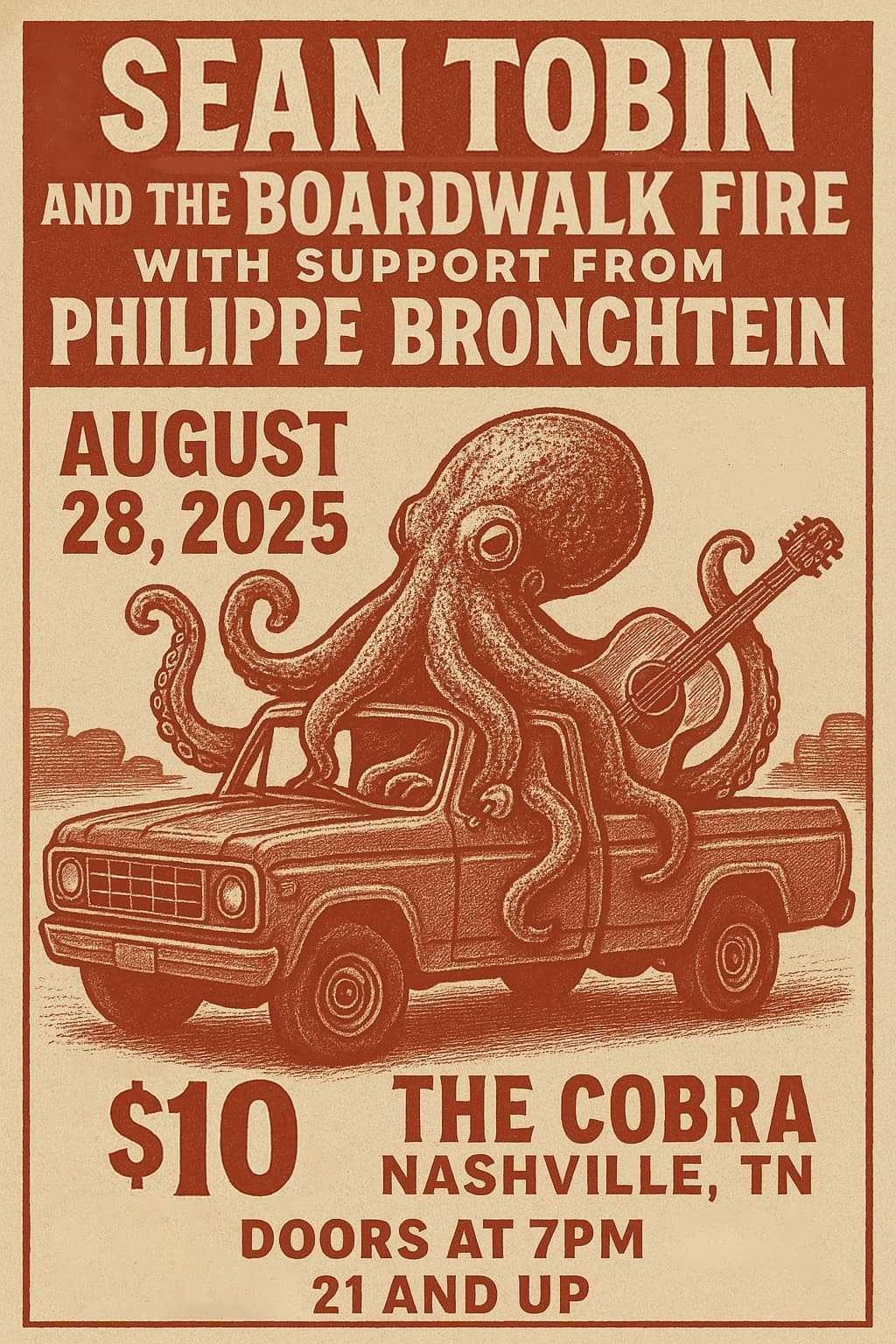 Sean Tobin and the Boardwalk Fire // Philippe Bronchtein