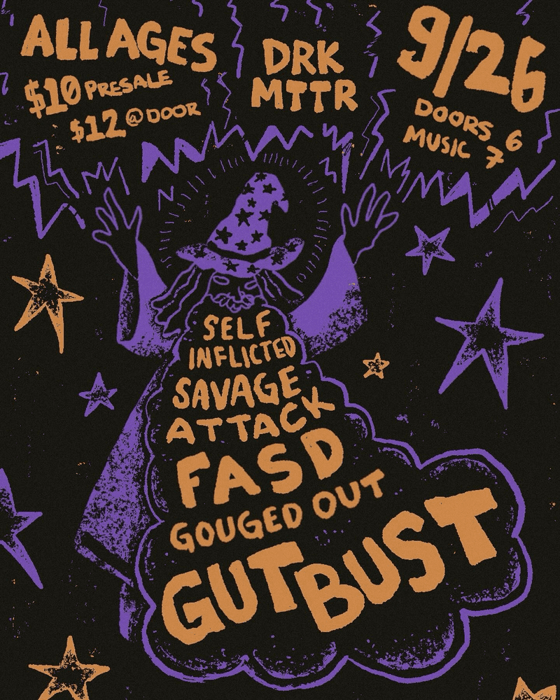 Self Inflicted // Savage Attack // FASD // Gouged Out // Gutbust