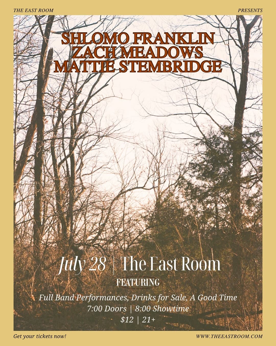 Shlomo Franklin // Zach Meadows // Mattie Stembridge