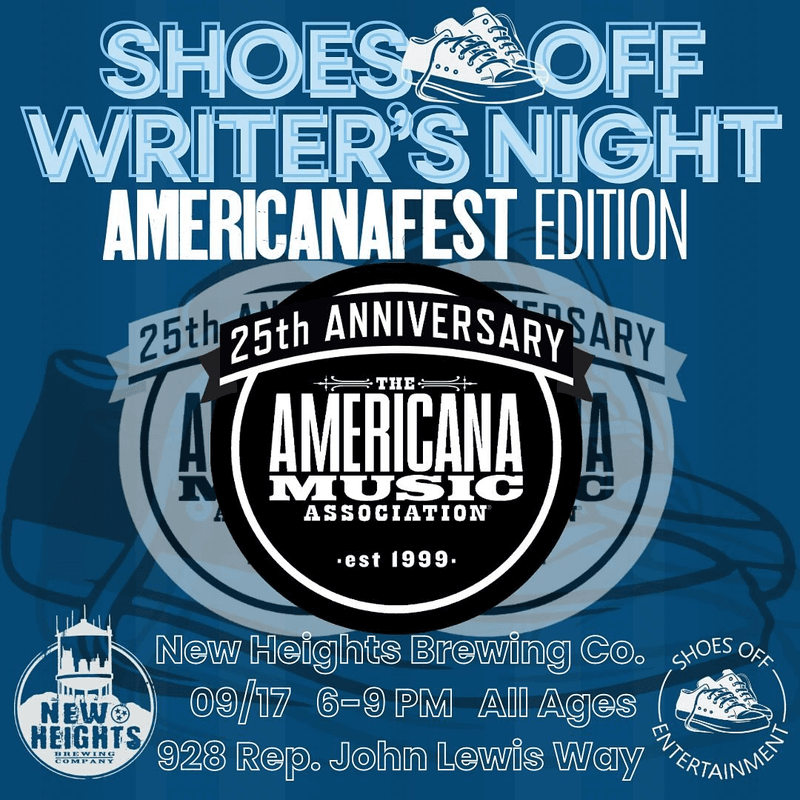 Shoes Off Writer’s Night: AMERICANAFEST EDITION