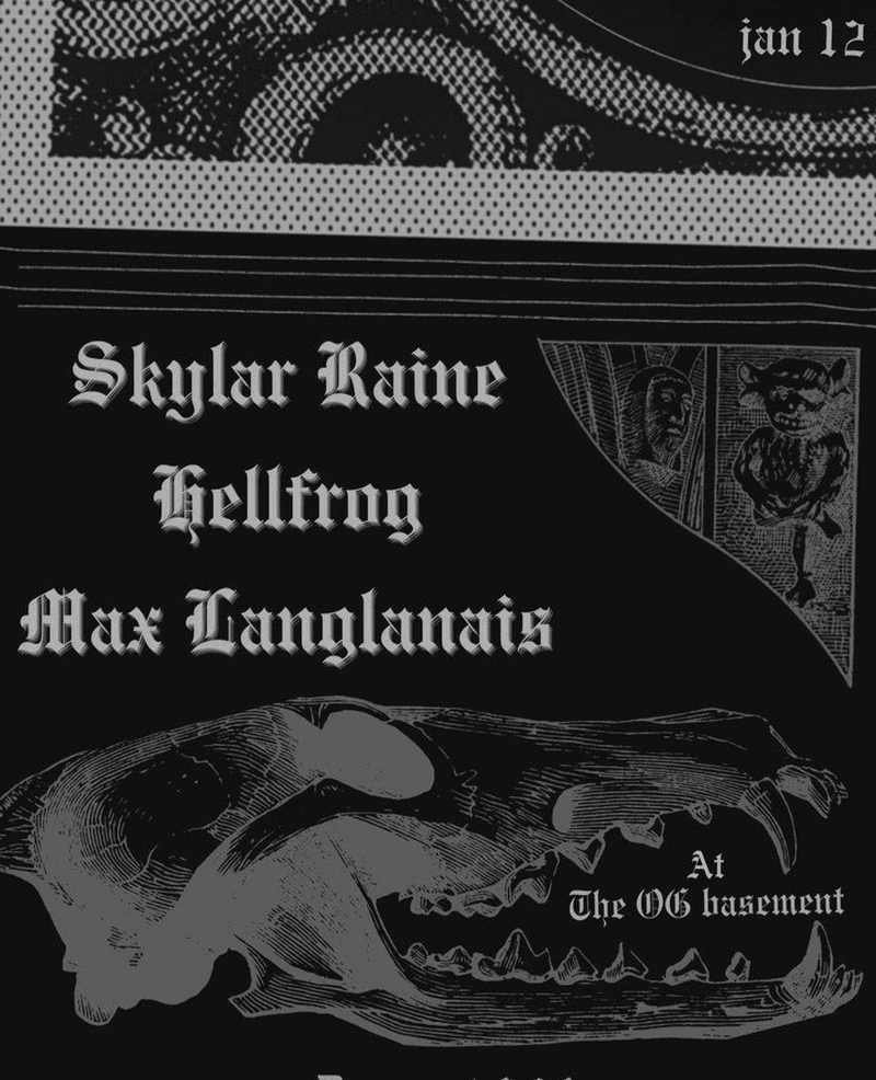 Skylar Raine // HellFrog // Max Langlinais