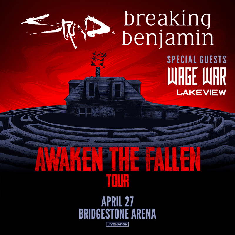Staind // Breaking Benjamin // Wage War // Lakeview