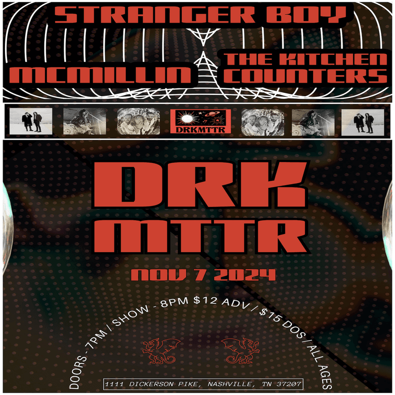 Stranger Boy // McMillin // The Kitchen Counters