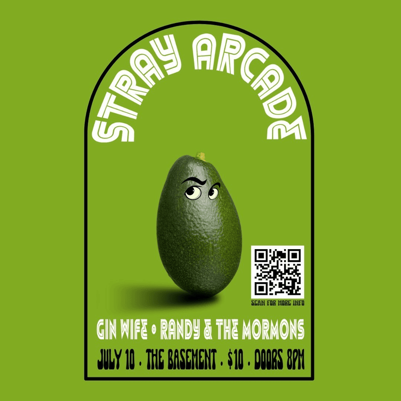 Stray Arcade // Gin Wife // Randy & The Mormons