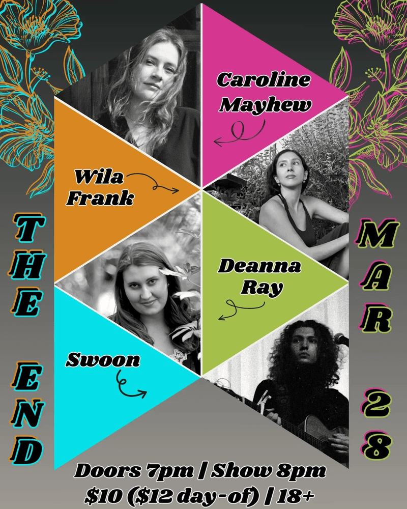 Swoon // Caroline Mayhew // Wila Frank // Deanna Ray