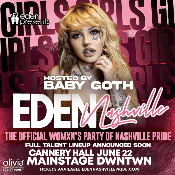The Official Womxn's Party of Nashville Pride for Queer Womxn + Friends