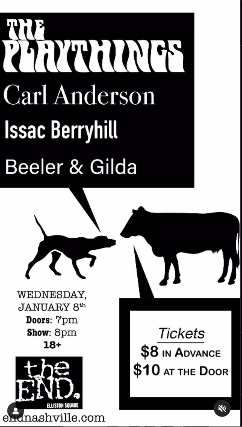 The Playthings // Carl Anderson // Issac Berryhill // Beeler & Gilda