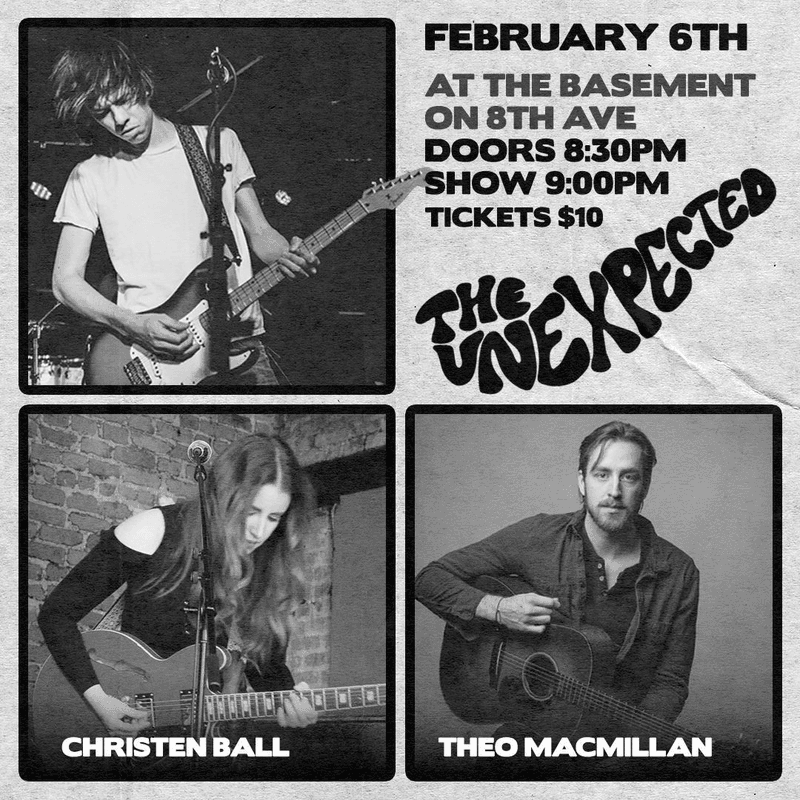 The Unexpected // Theo MacMillan // Christen Ball