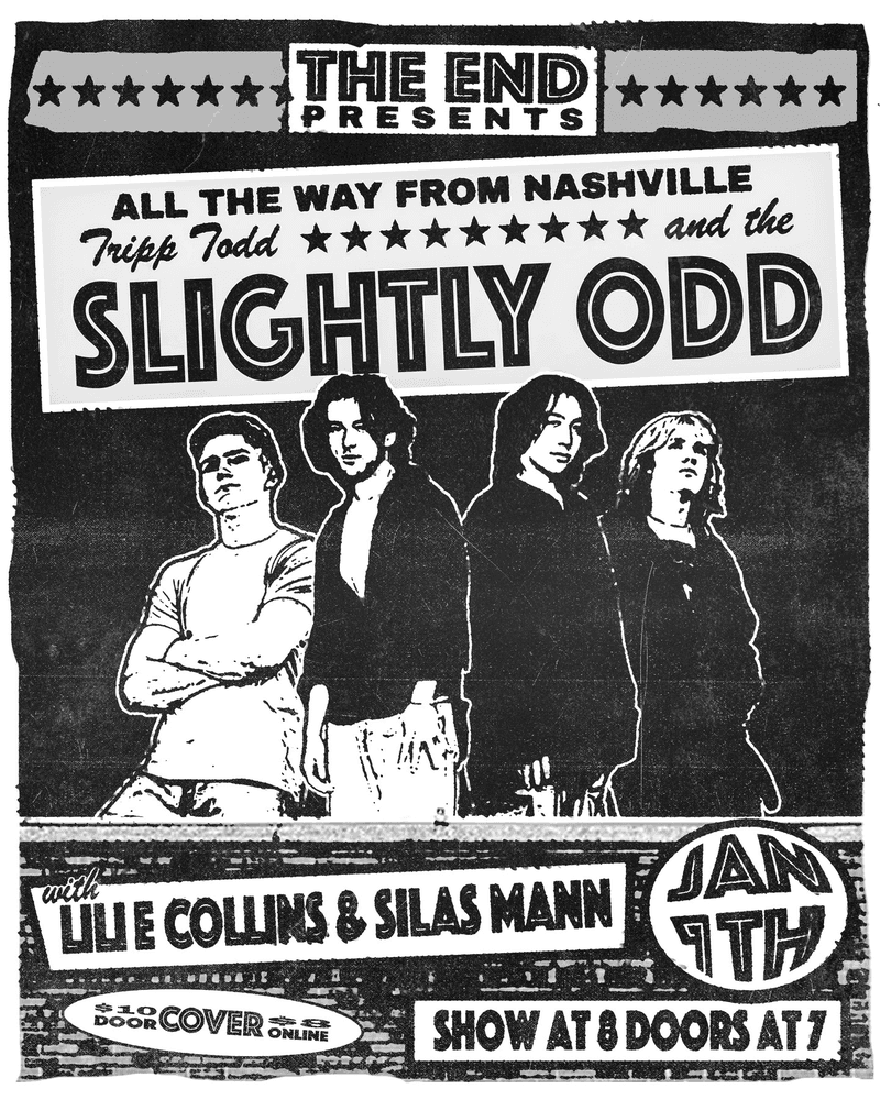 Tripp Todd & The Slightly Odd // Silas Mann // Lilie Collins