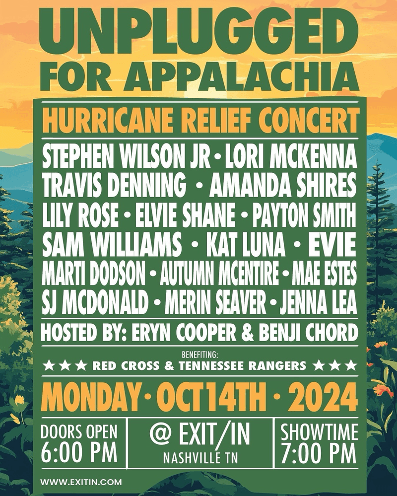 Unplugged For Appalachia: A Hurricane Relief Benefit