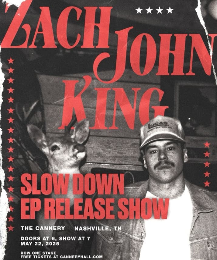 Zach John King - 'Slow Down' EP Release Show