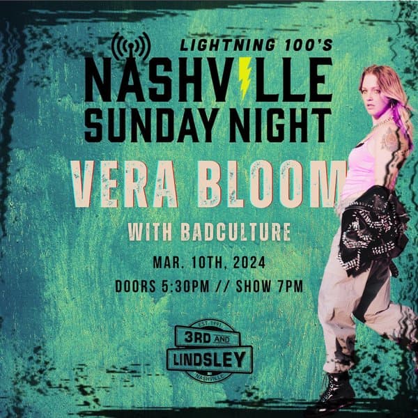 Vera Bloom @ 3rd and Lindsley