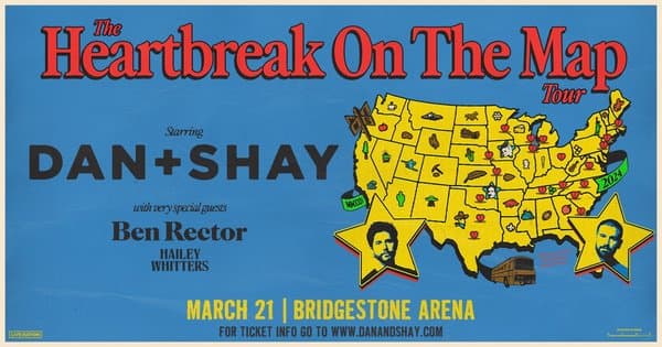 Dan + Shay: Heartbreak On The Map Tour