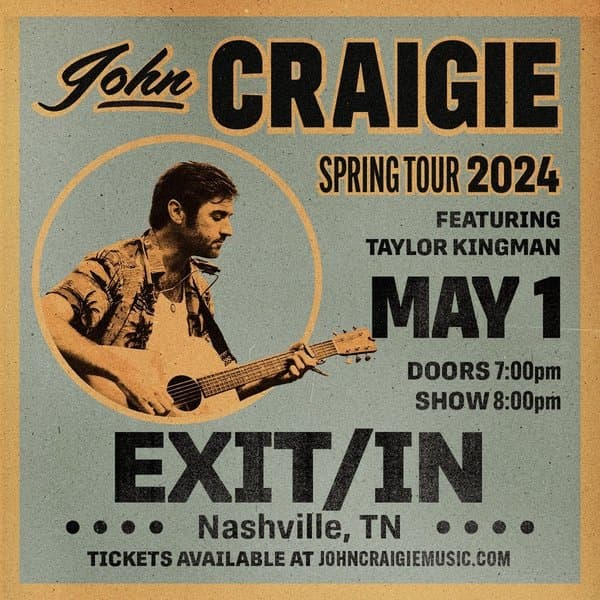 John Craige: Spring Tour 2024