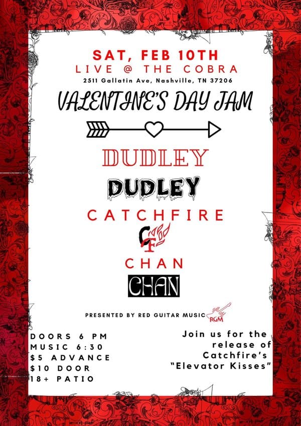 Catchfire, Dudley, CHAN Live @ The Cobra!
