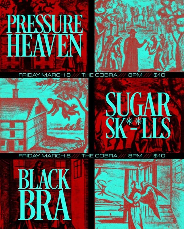 Pressure Heaven // Sugar Skulls // Black Bra